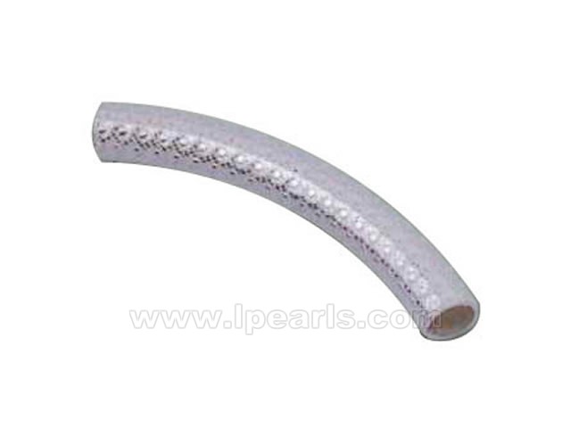 10pcs beautiful 925 sterling silver crooked hollow tube