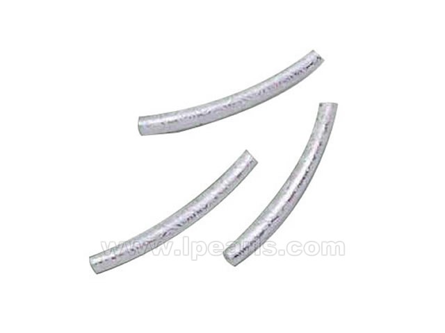 10pcs delicate 2*20mm 925 sterling silver hollow tube