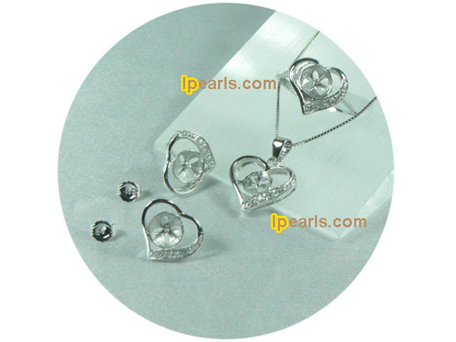 925 sterling pendant earrings and rings mountings on wholesale