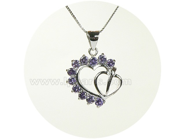 hollow 18*25mm sterling silver rhodium plated pendant wholesale