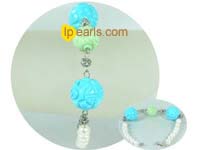 5-6mm white freshwater jewelry pearl bracelet