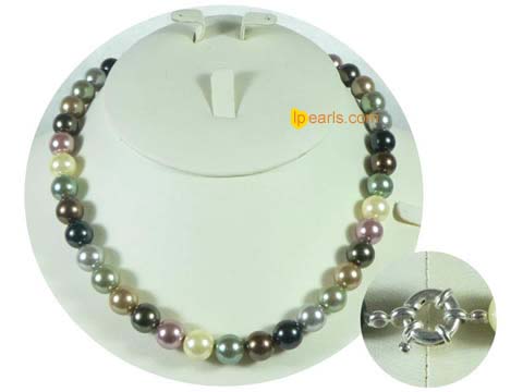 wholesale dicount colorful shell pearl necklace