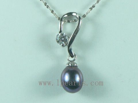 8-9mm white teardrop jewelry pearl pendant