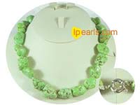 irregular shape turquoise necklace