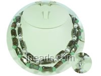 two rows freshwater jewelry pearl necklace