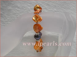 10-11mm black freshwater jewelry pearls bracelet