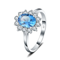 S925 sterling silver cubic zircon wedding rings for women