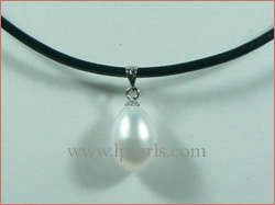 10*11mm white tear drop jewelry pearl pendant