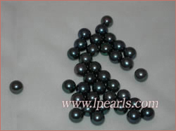 AAA Black Chinese akoya loose jewelry pearls