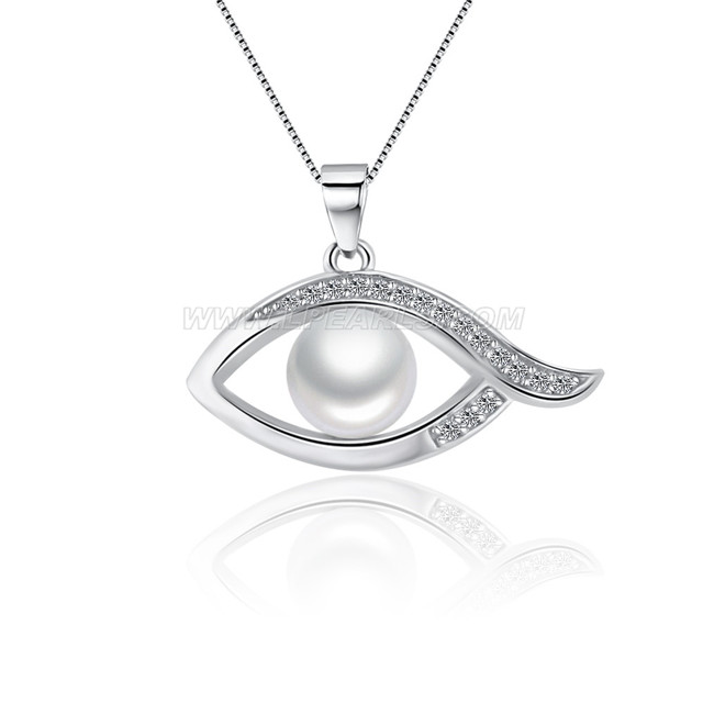 Zircon Pearl Necklace main image 1