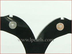 sterling silver pearl jewelry earrings mounting