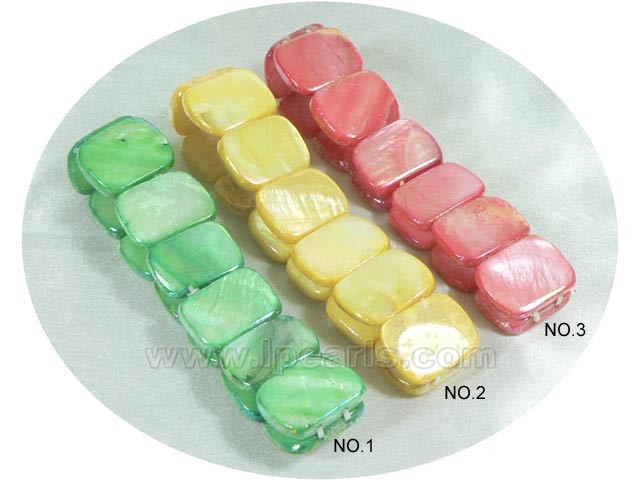 elegant different colors shell bracelet