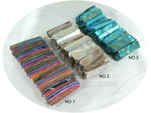 different colors stretchy bracelet is made of sea-shell