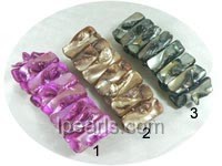 three colors shell bracelet