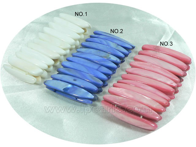 7.5 inch different colors shell bracelet