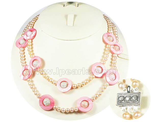 6-7mm freshwater jewelry pearl necklace