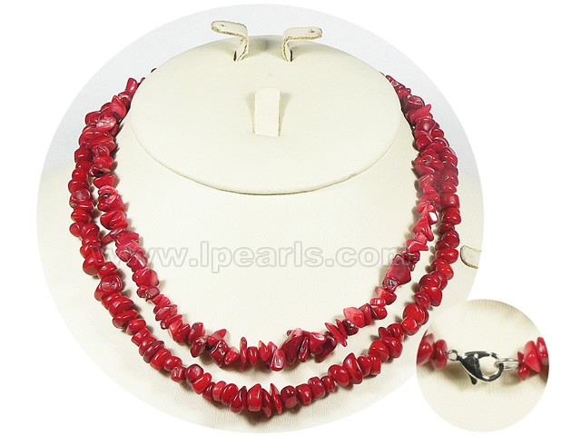 red coral necklace jewelry