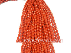 6*10mm teardrop Red coral strands jewelry wholesale