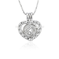 New style Silver plated it's a boy cage pendant 5pcs