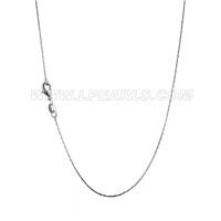 50pcs siver plated bamboo necklace chains 16" 18"