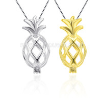 Latest 925 sterling silver Pineapple cage pendant