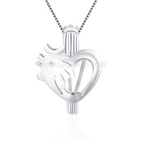 Latest 925 sterling silver Rooster locket pendant