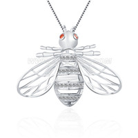 Latest design 925 sterling silver Bee cage pendant