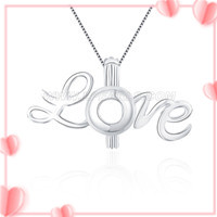Latest 925 sterling silver Love cage pendant