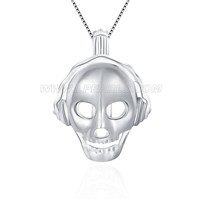 Latest design 925 sterling silver Skull cage pendant