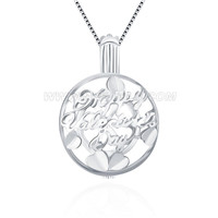 Newest 925 sterling silver Valentine's Day cage pendant