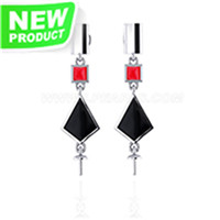 925 Sterling silver Dangle Pearl Earrings fitting for women