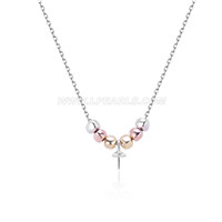 925 Sterling Silver beads pendant necklace fitting
