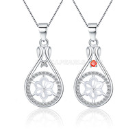 S925 sterling silver waterdrop pearl pendant fitting for women