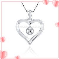 Timeless Love heart 925 sterling silver women pendant mounting