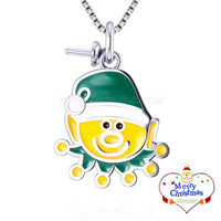 Lovely 925 sterling silver necklace pendant fitting for women