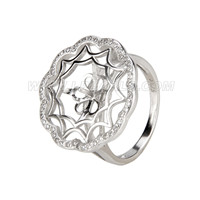 wholesale 925 sterling silver pearl rings accessory