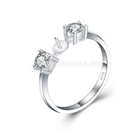 wholesale 925 sterling silver pearl rings with zircons fitting