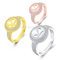 wholesale 925 sterling silver pearl women ring accessory