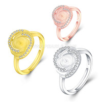 fashion women 925 sterling silver pearl ring mounting