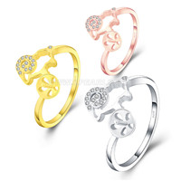 wholesale 925 sterling silver adjustable pearl rings accessory