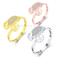 925 sterling silver adjustable pearl rings fitting for women