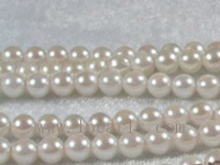 5.5-6mm A+ white Akoya pearl strands 16-inch in length