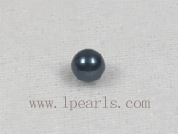 black 6-6.5mm AA Grade round akoya loose pearls