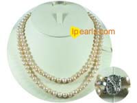 Freshwater jewelry pearl necklace 7-7.5mm