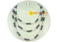 cute 7-8mm potato freshwater pearl necklace on wholesale