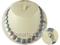 drilled freshwater coin pearl jewelry necklace