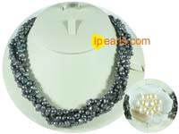7-8mm smooth on both sides pearl necklaces