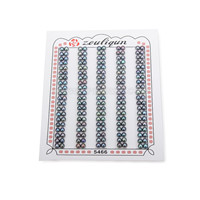 3-3.5mm AAA bread freshwater black color loose pearl 100 pairs