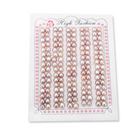 5-5.5mm AAA purple bread-shape freshwater loose pearl 80 pairs