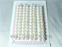 7-7.5mm AAA white bread-shape freshwater loose pearl